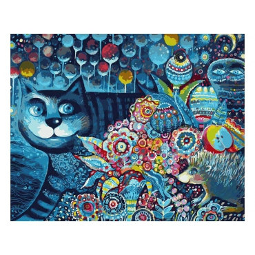 Индиго кот